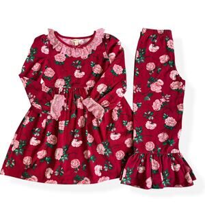 Matilda Jane Rosebud Lap Dress & Big Ruffles Pants Girls 6